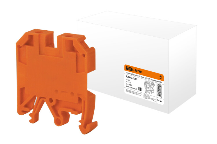 Зажим наборный ЗНИ-10мм2 (JXB70А) оранжевый | SQ0803-0205 | TDM
