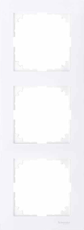 M-Pure 3-постовая рамка, бриллиантовый белый | MTN4030-3625 | Schneider Electric