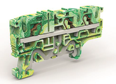 Клемма заземления 3 точки подключения на 4 кв.мм | ZEFCE410 | DKC