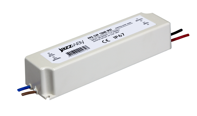 Драйвер для светодиодной ленты LED PPS CVP 12040 40Вт 12В IP67 | 1004727 | Jazzway