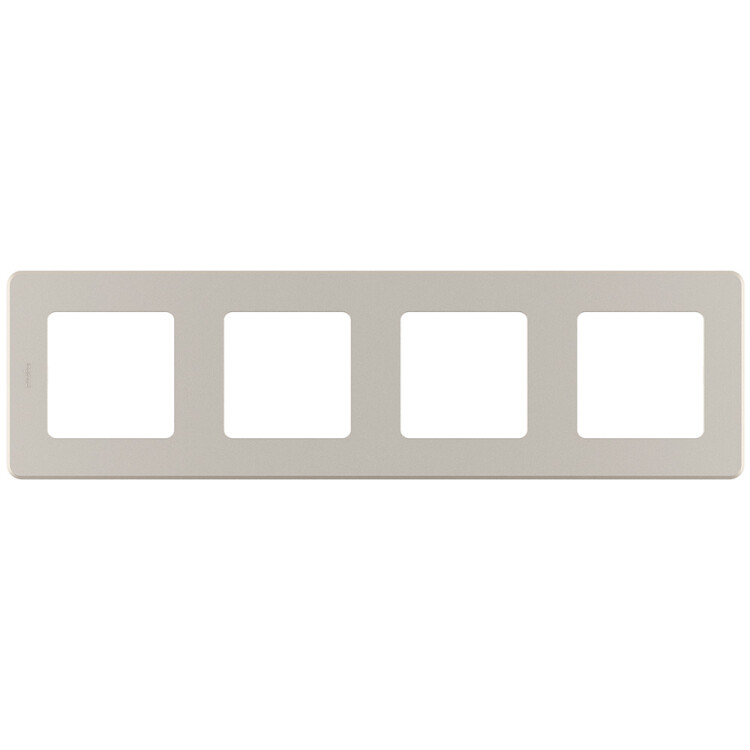 Рамка 4 поста Inspiria шампань | 673968 | Legrand