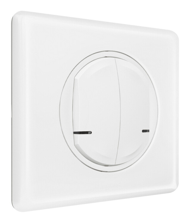 Выключатель Умный беспроводной 2-кл. Celiane рамка бел. глянец; бел. Netatmo | 067724 | Legrand