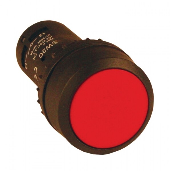 Кнопка SW2C-11 с фиксацией красная NO+NC EKF PROxima | sw2c-11f-r | EKF