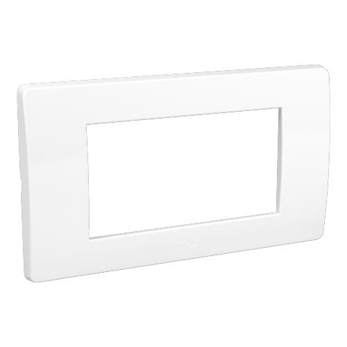 Рамка на 4 модуля. белая. RAL9010 | 75011W | DKC