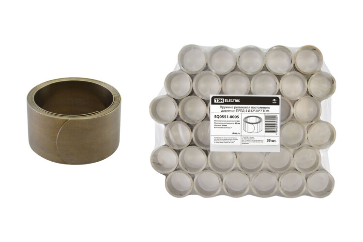 Пружина роликовая постоянного давления ПРПД-5 | SQ0551-0005 | TDM