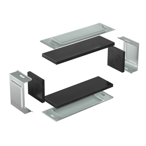 Комплект для обеспечения степени защиты IP44 в местах соединения секций лотков 500х100,цинк-ламель | SIP01050HDZL | DKC