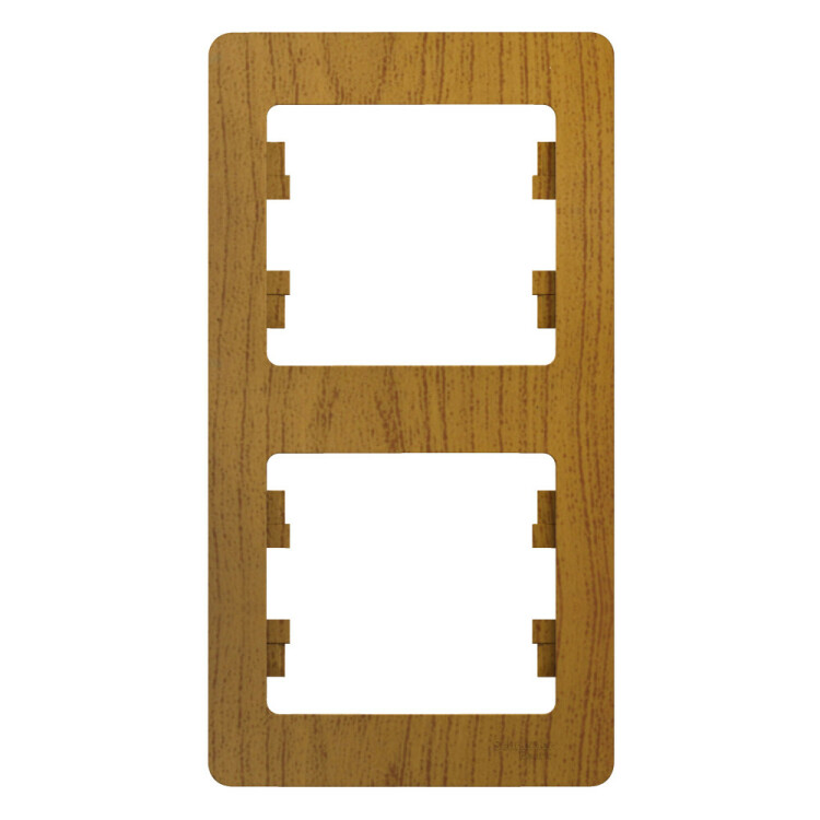 Glossa Дерево Дуб Рамка 2-ая, вертикальная | GSL000506 | Schneider Electric