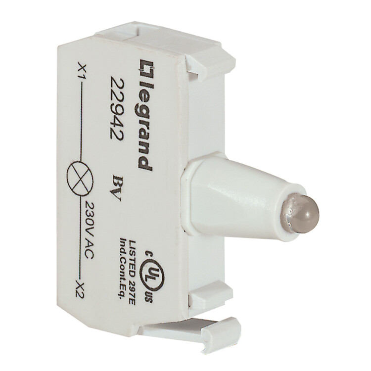 Блок подсветки для индикаторных кнопок и диффузоров - Osmoz - для комплектации - под винт - 230 В~ - зеленый | 022942 | Legrand