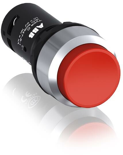 Кнопка CP3-30R-01 красная с выступающей клавишей без фиксации 1НЗ|1SFA619102R3041| ABB