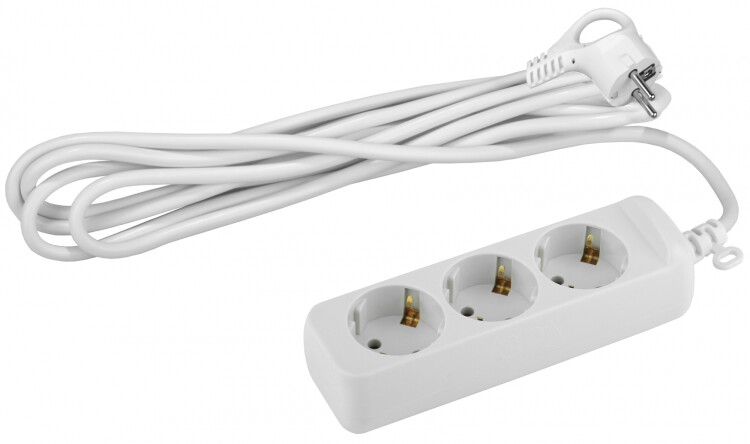 Удлинитель Россия UX-3e-1,5m Удлин-ль c заземл, 3х0,75мм2, ПВС, 3гн, 1,5м | Б0038575 | ЭРА