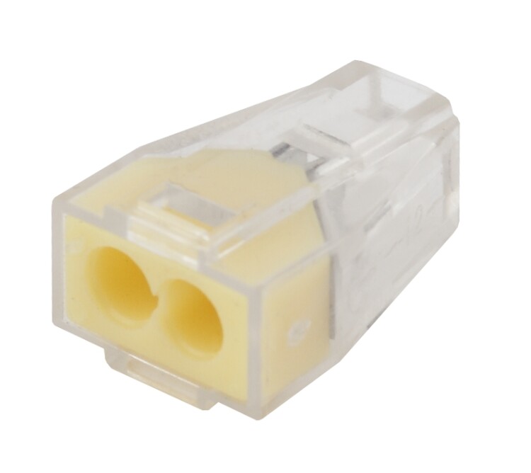 Строительно-монтажная клемма СМК NO-222-29 модель 102 2 отверстия, 1.0-2.5мм2 (уп.4шт.) | Б0033402 | ЭРА