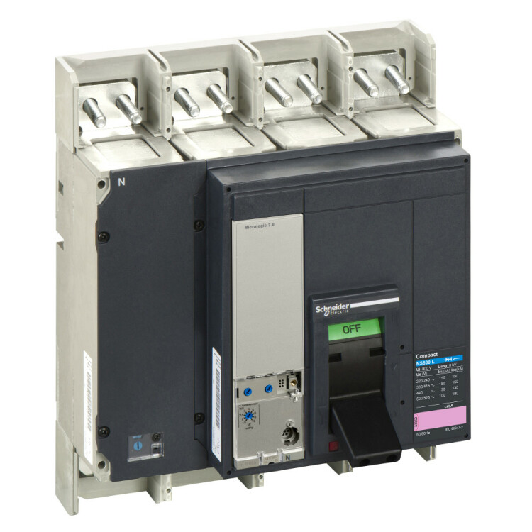 ВЫКЛЮЧАТЕЛЬ NS800 L 4P+ MICR 2.0 В СБОРЕ | 33471 | Schneider Electric