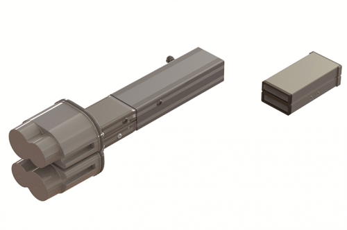 Питающий элемент + заглушка, тип 2, Cu, 2P+2P/4P+4P/4P+2P, 25A | LTC25FFED4AA000 | DKC