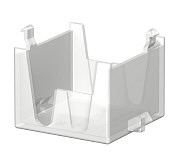 Накладка одинарная (прозрачная) (ADT-H 1) | 6258174 | OBO Bettermann