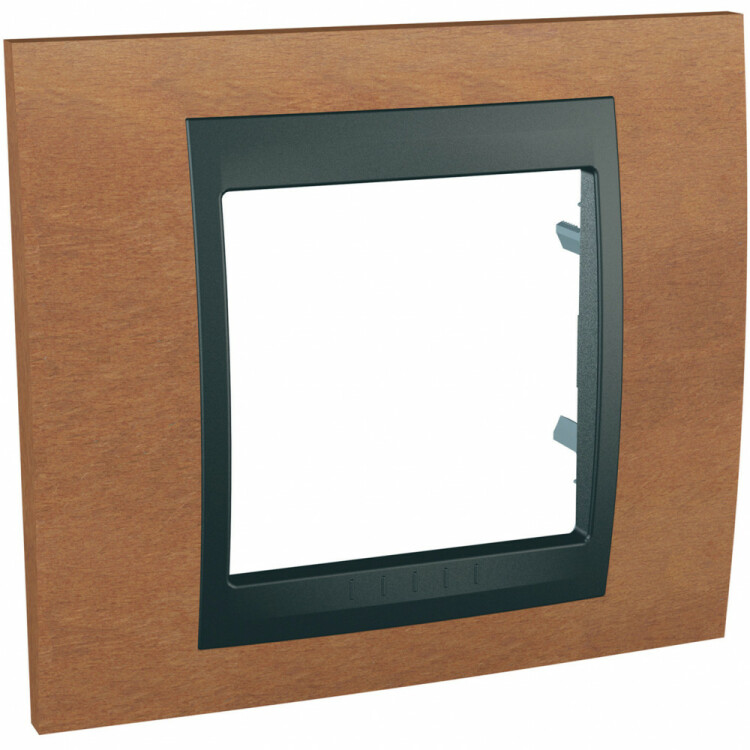 Unica TOP Вишня/Графит Рамка 1-ая | MGU66.002.2M2 | Schneider Electric