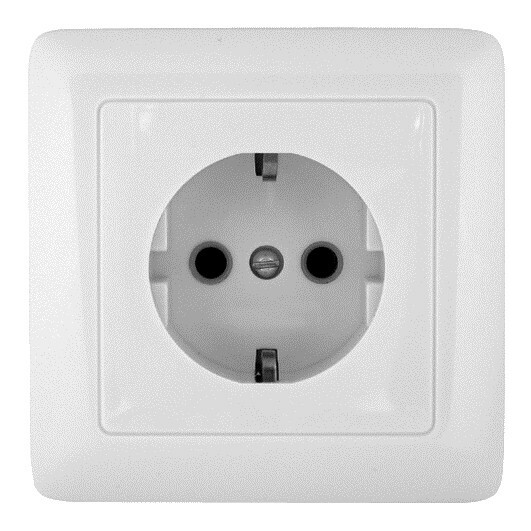 ХИТ С/У Белый Розетка с/з без шторок, 16А, 250В | RS16-134-B | Schneider Electric