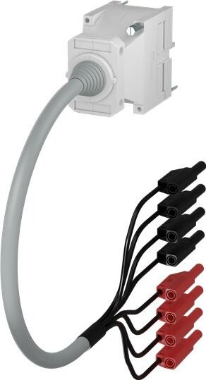 Разъем для цепей напряжения COR-T-5, 2x4 полюса, 4 серых зажима+ 4 красных зажима | 1SNA167933R1600 | TE