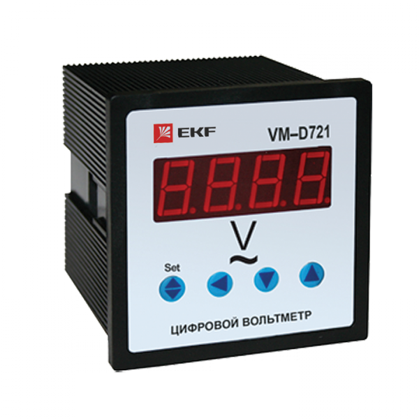 Вольтметр VM-D721 цифровой на панель (72х72) однофазный PROxima | vm-d721 | EKF