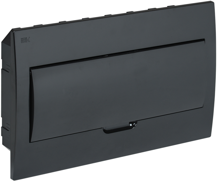 Корпус модульный пл. встр. ЩРВ-П-18 черный черн. дв IP41 | MKP13-V-18-41-K02 | IEK