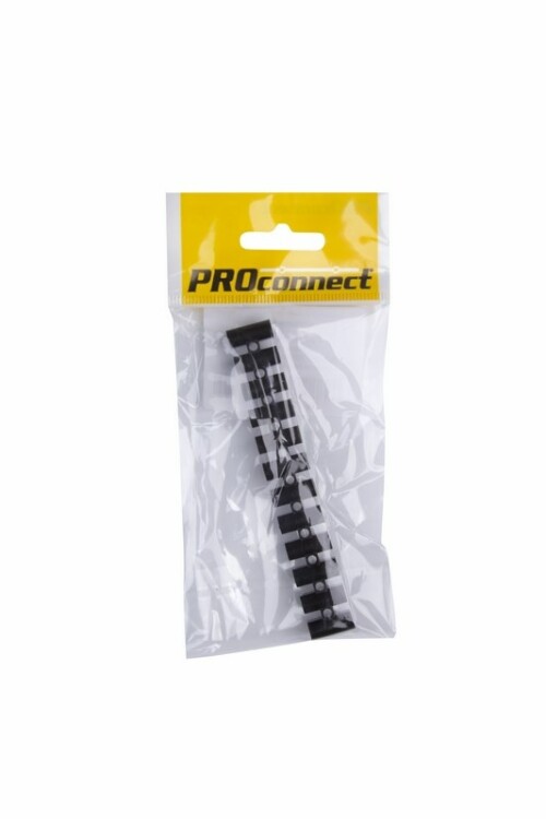 Колодка клеммная КВ-6 6А 6мм PP(полипропилен) черный PROCONNECT Индивидуальная упаковка 1 шт | 07-5006-2-9 | PROconnect