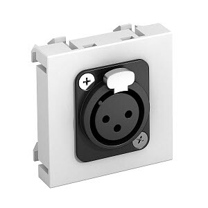 Мультимедийная рамка XLR Modul45 (серебристый) (MTG-X3F L AL1) | 6105216 | OBO Bettermann