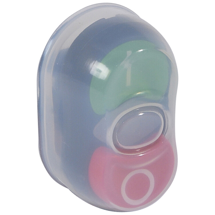 Головка с двойными кнопками ? 22,3 - Osmoz - с подсветкой - потайной/выступающий толкатель - зеленый/красный - IP 67 | 024076 | Legrand
