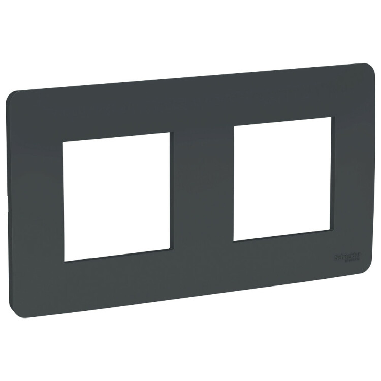 Unica Studio Антрацит Рамка 2-ая | NU200454 | Schneider Electric
