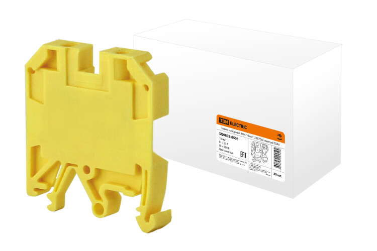 Зажим наборный ЗНИ-10мм2 (JXB70А) желтый | SQ0803-0505 | TDM