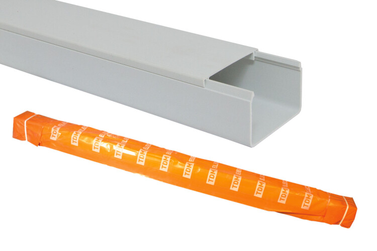 Кабель-канал 80х60 (16 м) белый | SQ0402-0023 | TDM