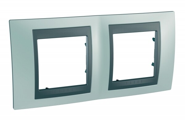 Unica TOP Флюорит/Графит Рамка 2-ая | MGU66.004.294 | Schneider Electric