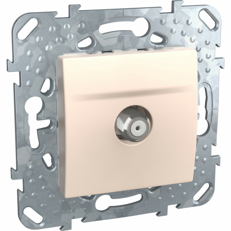 Unica Бежевый Одиночный SAT-коннектор | MGU5.488.25ZD | Schneider Electric