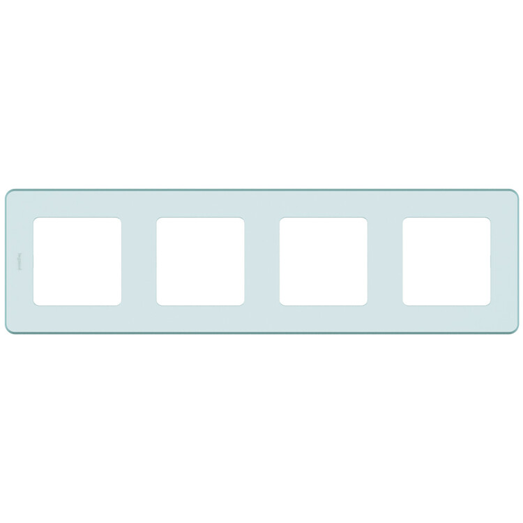 Рамка 4 поста Inspiria мятный | 673965 | Legrand