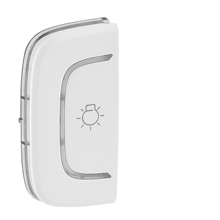 Valena ALLURE Белый MyHome Накладка механизма BUS/SCS.С символом "Освещение" 1 мод Уст слева | 755528 | Legrand