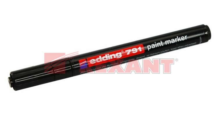 Маркер Edding-791 эмаль 1-2 мм (для печатных плат) чёрный | 09-3991 | SDS