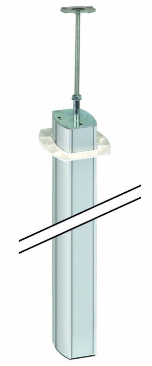 Simon Connect Колонна 2-сторонняя овальная под модуль К45, 3 м, упор в потолок до 0,5 м, алюминий | ALK7200-8 | Simon