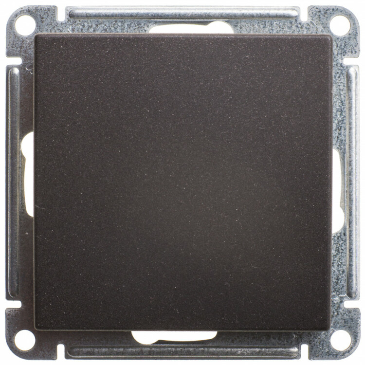 Wessen 59 Черный бархат Выключатель 1-клавишный 2-полюсный, 10А | VS210-152-6-86 | Schneider Electric