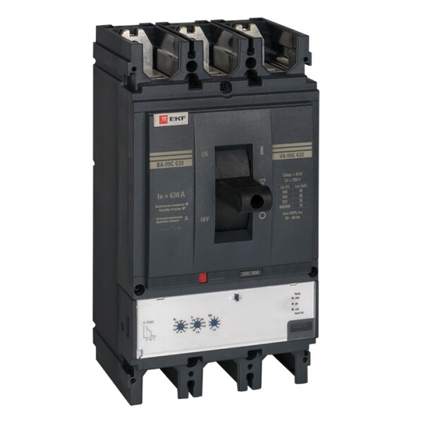 Автоматический выключатель ВА-99C (Compact NS) 630/630А 3P 45кА EKF PROxima | mccb99C-630-630 | EKF