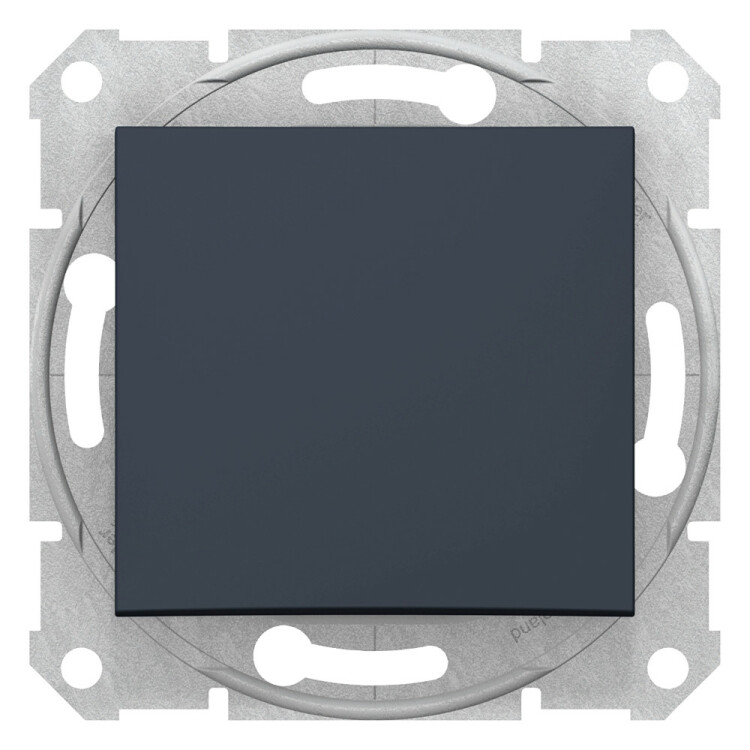 Sedna Графит Переключатель 1-клавишный 16А, 250В (сх.6) | SDN0400470 | Schneider Electric